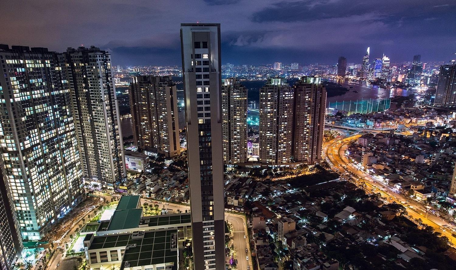 The Berry Vinhomes Luxury Apartments Ho Chi Minh-stad Buitenkant foto